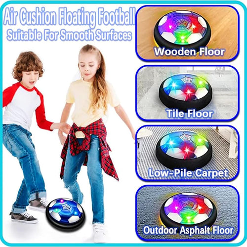Rechargeable Floating Soccer Ball with Led Lights and Foam Cushion, New Soccer Toys for Indoor Use, Best Gift for Children's